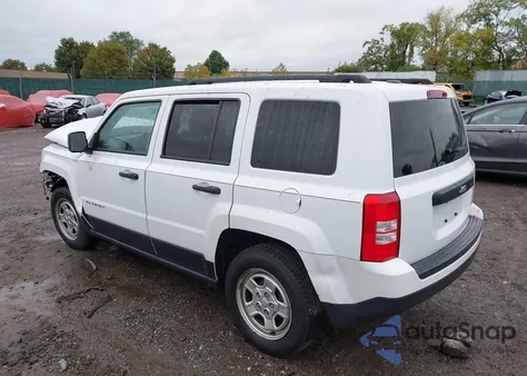 2017 Jeep Patriot Sport Fwd из США, поврежденный, VIN 1C4NJPBA5HD211801